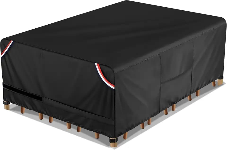 KylinLucky Patio Furniture Table Cover 72 x 56 x 28 inch Waterproof