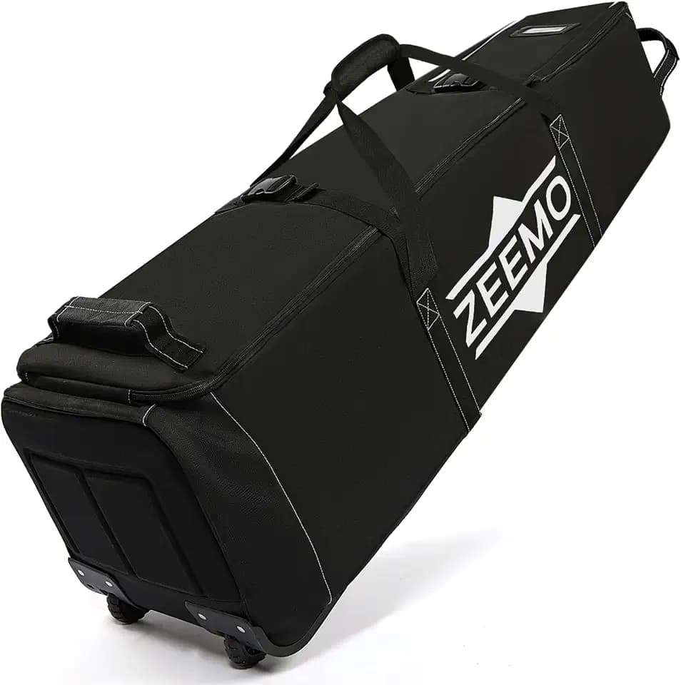 ZEEMO Full-Open Golf Travel Bag for Airlines, Wheeled Club Carrier Bag