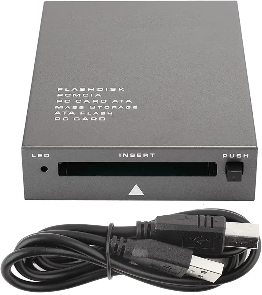USB zu PC PCMCIA Kartenleser Adapter, PCMCIA Highspeed Kartenlesegerät Speicherkartenleser Tragbarer PCMCIA Karte, Unterstützung 20 MB-20G Plug and Play