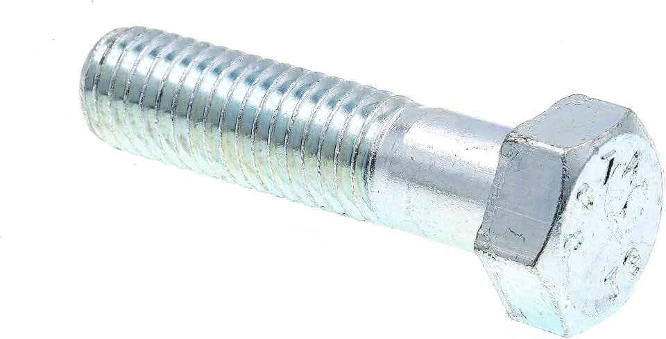 Prime-Line 9060455 Hex Bolts, 1/2 In.-13 X 2 In., A307 Grade A Zinc Plated Steel (25 Pack)