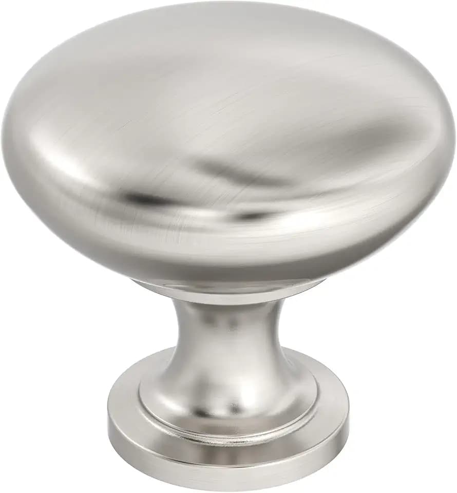 Amerock 10 Pack 1-1/4" Round Edona Satin Nickel Cabinet Knob