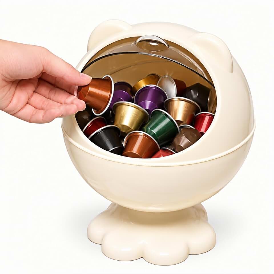 Keurig Pods Holder, K Cup Pod Holder for Countertop, 20-Capacity Basket