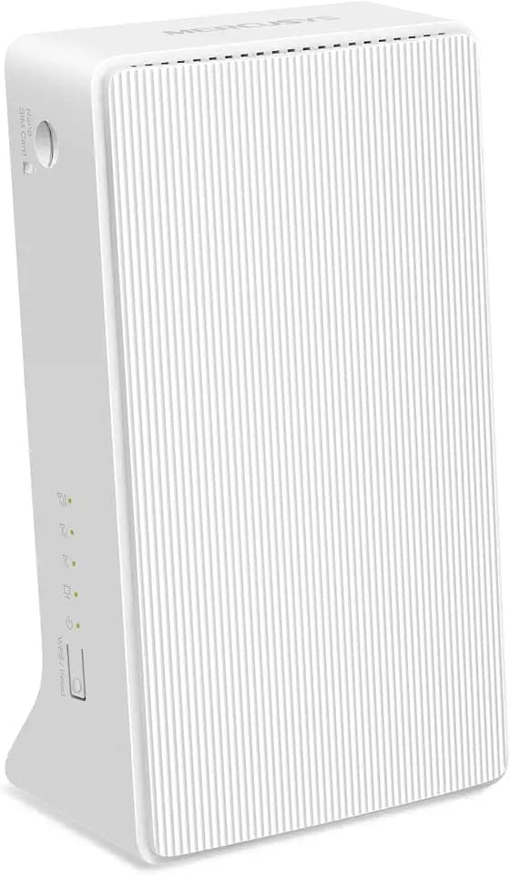 Mercusys MB130-4G LTE Router, 4G Router unterstützt SIM Karten, 4G Cat4 bis zu 150 Mbit/s, WLAN Dual Band AC1200, 2X 100 Mbps Ports, Plug and Play, bis zu 64 Geräte, MERCUSYS App