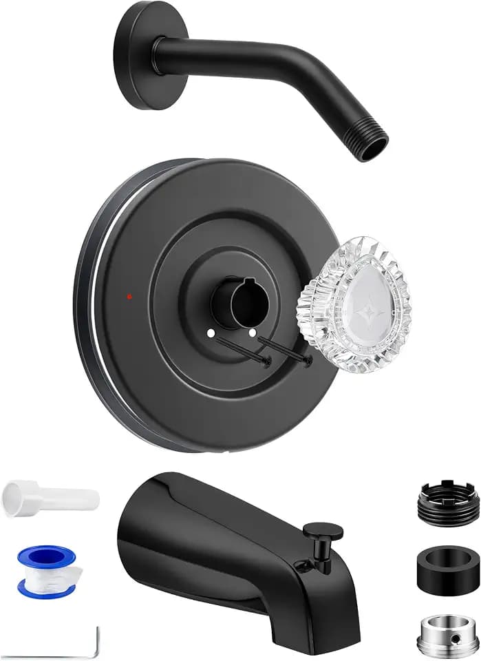 Tub and Shower Trim Compatible with Moen Chateau T470,Matte Black