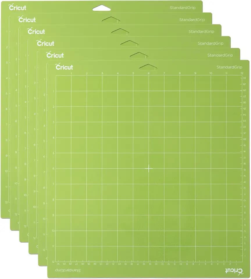 Cricut StandardGrip Cutting Mat Pack (6 Count, 12in x 12in)