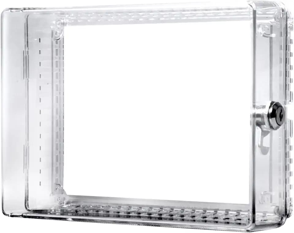 TayMac Plastic Thermostat Cover, Large, Includes Tumbler Lock, Clear