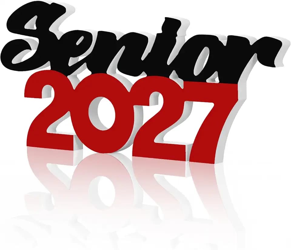 Yaomiao Senior 2027 Sign Class of 2027 Photo Props Graduation Centerpieces
