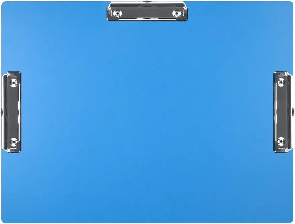 Acocony 11x17 Clipboard Three Clips Extra Large Clipboard Blue 1-Pack