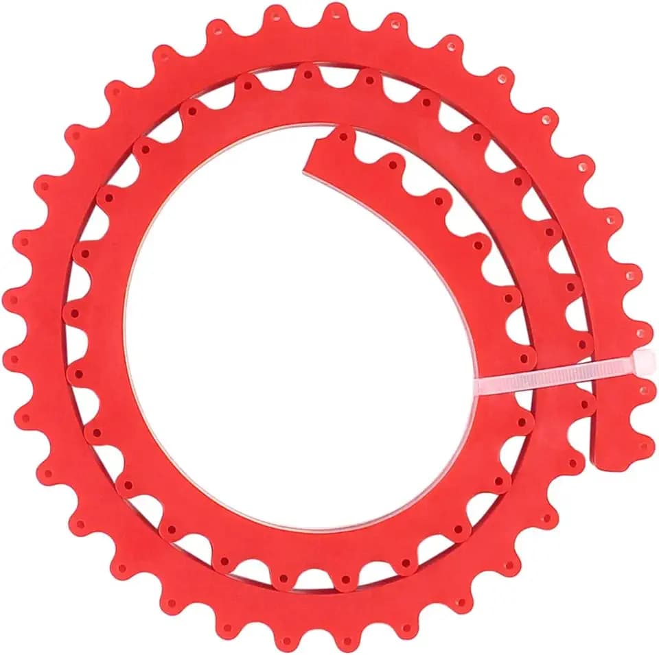 39 inch Flexible Curve Template, Professional Woodworking Profiling Strip for Wood Curve Pattern Making Tools, Router Template (Red)