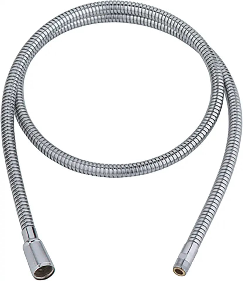 GROHE Metall-Brauseschlauch (1500 mm, ausschließlich für Spültischbatterien mit herausziehbarem Auslauf, Herstellergarantie: 5 Jahre), Chrom, 46092001