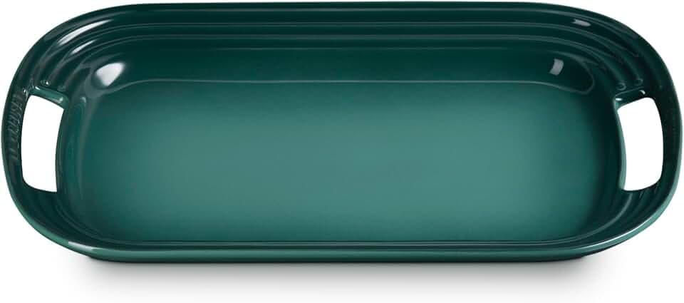 Le Creuset Stoneware Serving Platter, 14 in., Artichaut
