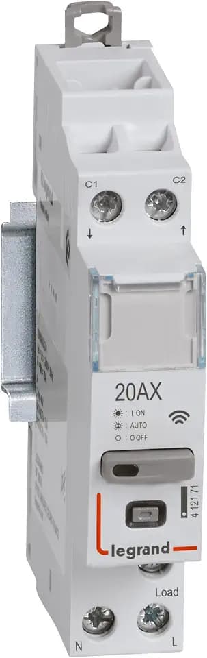 LEGRAND - 199122 - Leiser modularer Schalter, verbunden mit Drivia mit Netatmo – kompatibel mit App Home + Control und angeschlossenem Druckminderer – BTC-Verpackung – Grau