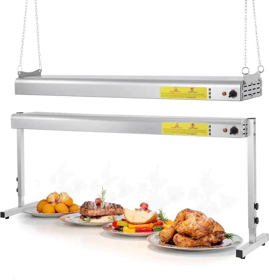 48-Inch Food Heat Lamp, 1350W Commercial Food Warmer Strip Heater