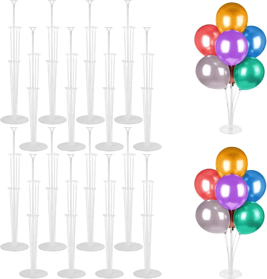 Voircoloria Balloon Stand Kits Table Centerpieces Party Decorations,16 Sets