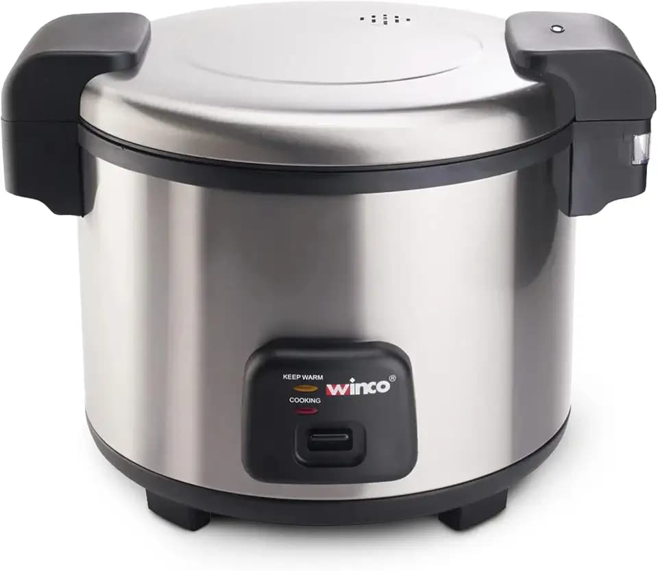 Winco 30 Cup Commercial-Grade Electric Rice Cooker, s