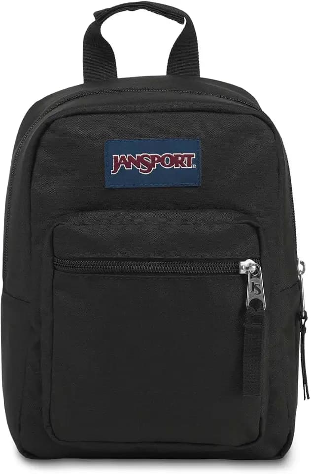 JanSport Big Break Insulated Lunch Bag - Small Soft-Sided Cooler Ideal for Class, Work, or Meal Prep, Black