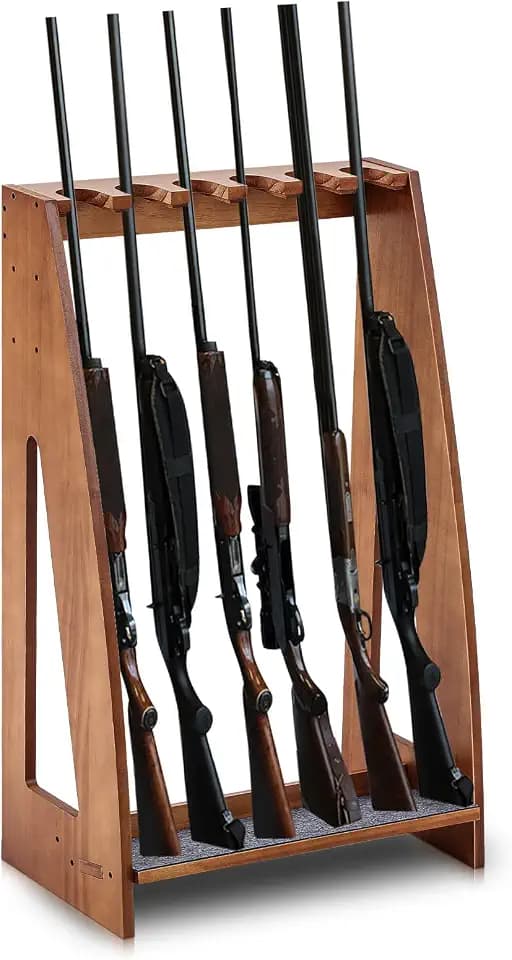 Yousoontic Gun Rack Indoor, Rifles Rack Stand