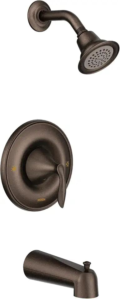 Moen Eva Oil Rubbed Bronze Posi-Temp Tub and Shower Trim Kit, Valve Required, T2133ORB