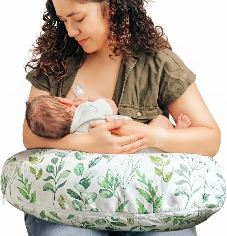Boppy Nursing Pillow, Safe Ergonomic Breastfeeding & Baby Feeding Support