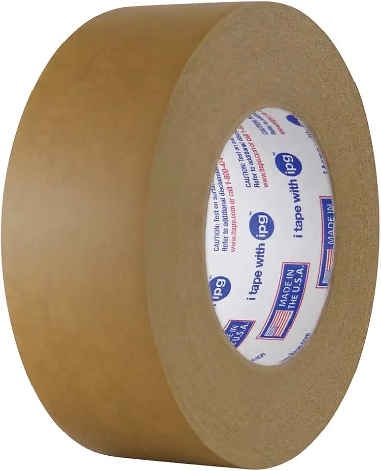 IPG 539 Medium Grade Flatback Tape, 24mm x 54.8M, Brown, (36-Pack)