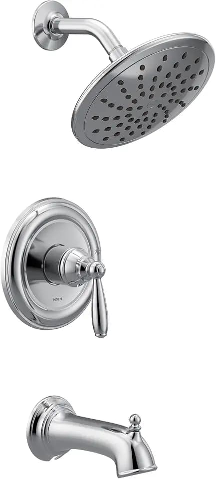 Moen UT2253EP Brantford M-CORE 2-Series 1-Handle Tub and Shower Trim Kit, Valve Required, Chrome