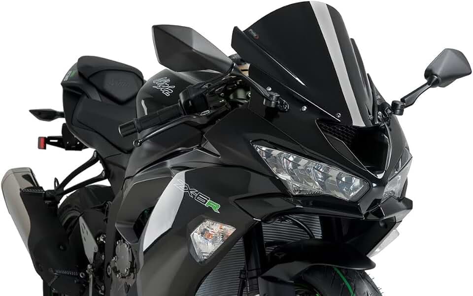 Puig 3177N Z-Racing Scheibe optimierte Aerodynamik, Schwarz
