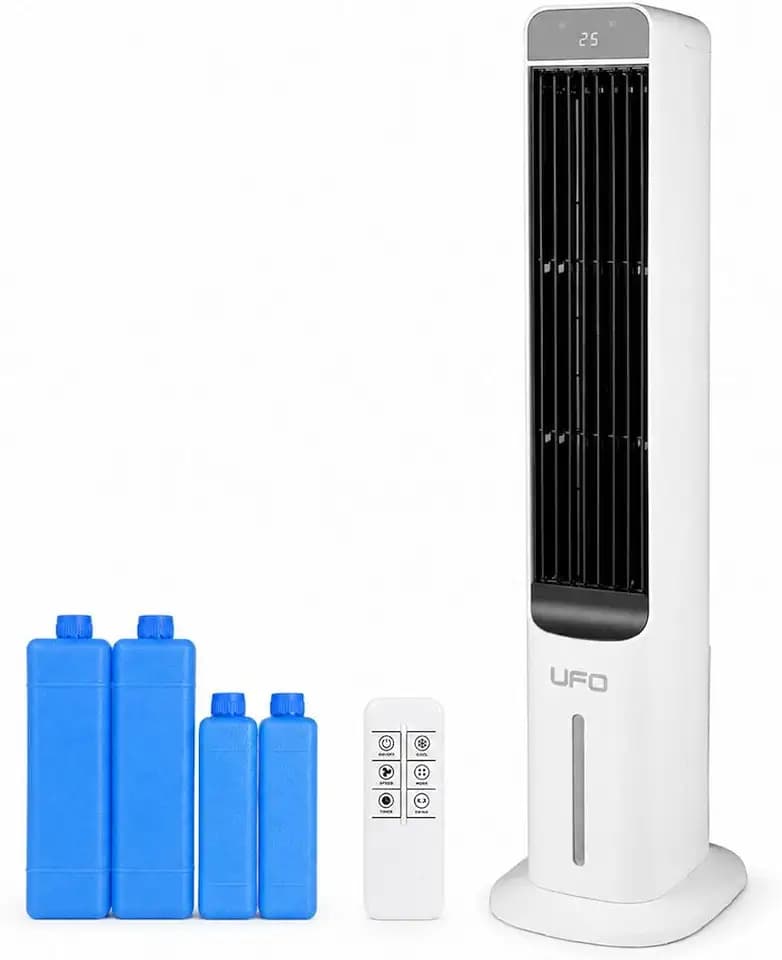 UFO Portable Air Cooler, Swamp Cooler Fan with Remote Control