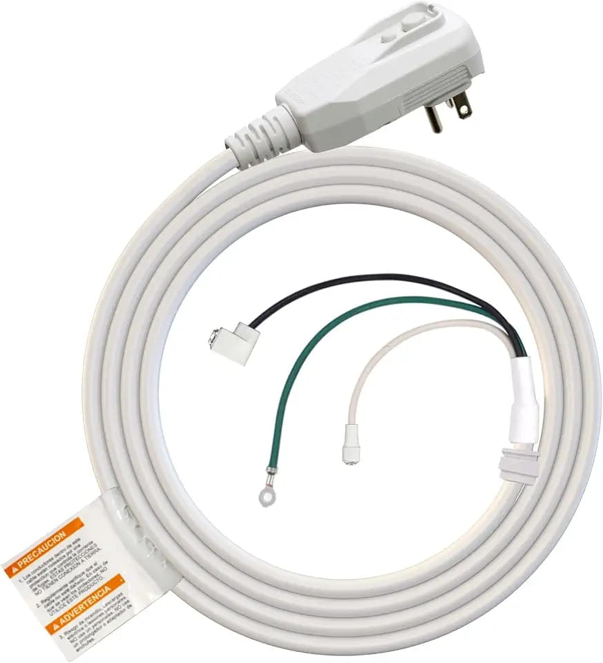 ELEGRP L22520 20Amp 2400W 12AWG LCDI Power Cord Plug for A/C Air Conditioner, E250451 UL Certified, 8.3FT Leakage Current Detection Interrupter Replacement, 120VAC 20Amp 2400W 60Hz NEMA 5-20P (1 Pack)
