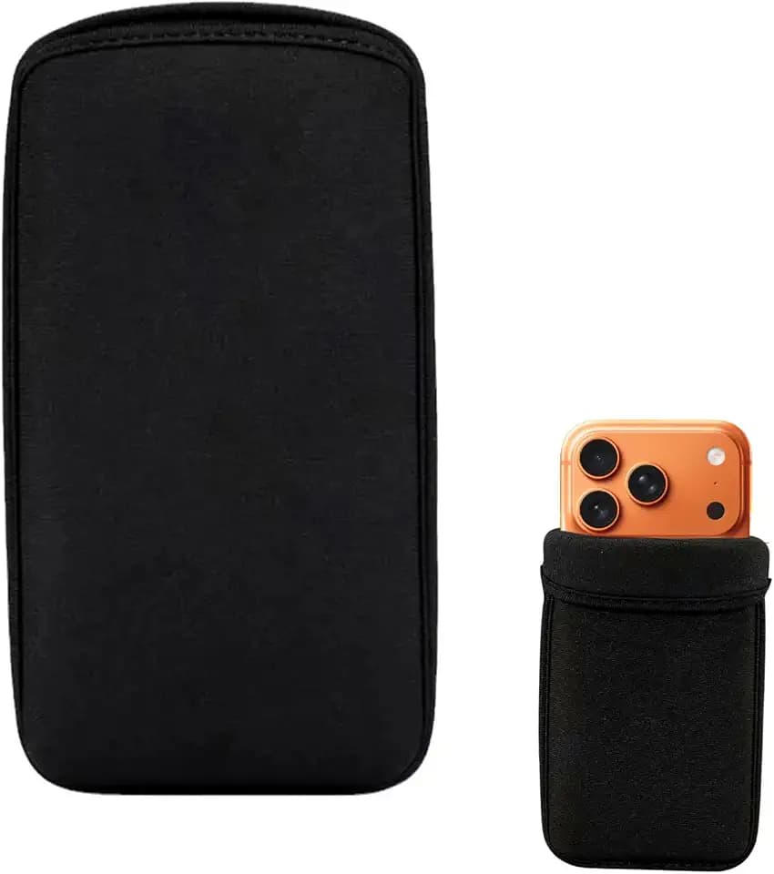 Neopren Handy Schutzhülle für iPhone 17 16 15 14 13 Pro Max, Universal Handysocke Handyhülle Tasche Schutzhülle Handytasche Universal Neopren Stoßfest Compact Tragetasche 9.5 * 18 cm