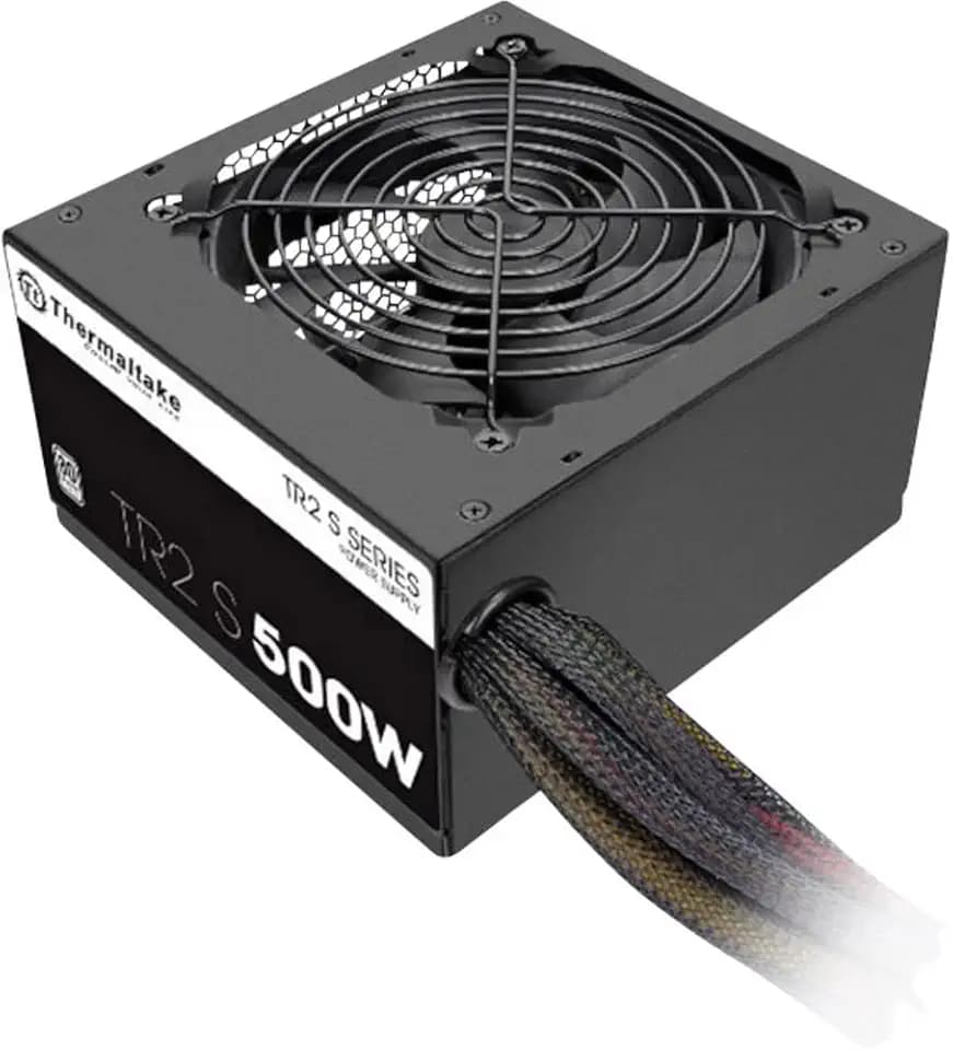 Thermaltake TR2 S 500W | PC-ATX-Netzteil | 80-Plus | leiser 120 Lüfter | EU zertifiziert | schwarz