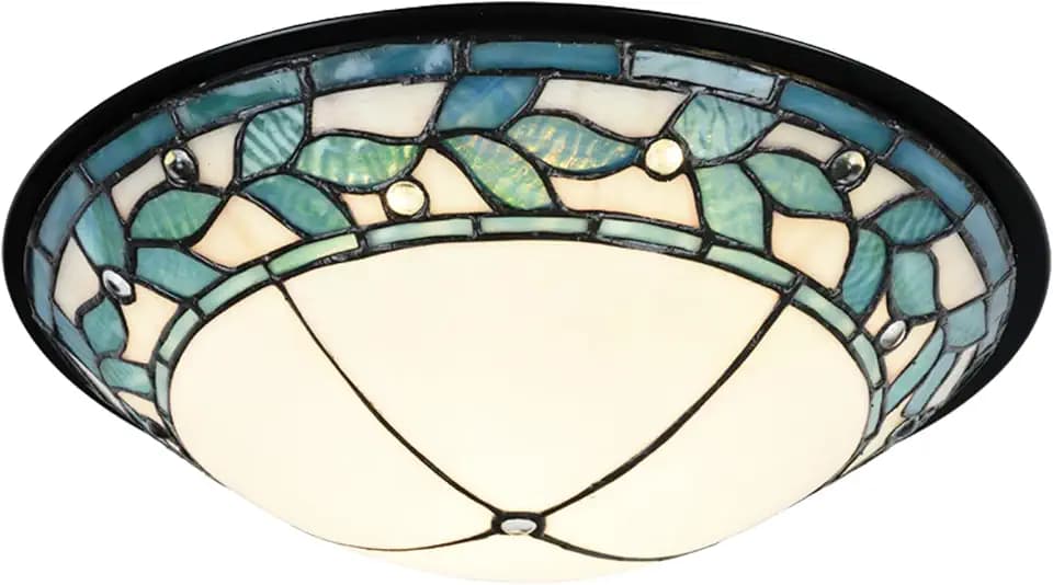 Dale Tiffany TH15477LED Dome LED Flush Mount, Bronze