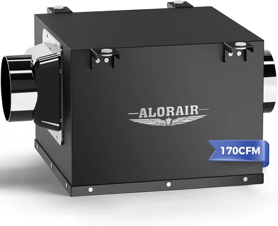 ALORAIR 4 Inch Ultra Quiet Inline Bathroom Exhaust Fan,170 CFM