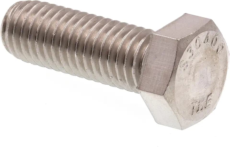 Prime-Line 9060398 Hex Bolts, 1/2 In.-13 X 1-1/2 In, Grade 304 Stainless Steel (25 Pack), Zinc