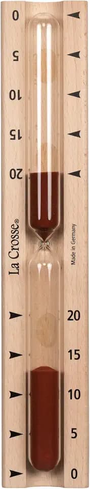 La Crosse 918-631 Sauna Tall Beech Wood Hourglass Timer