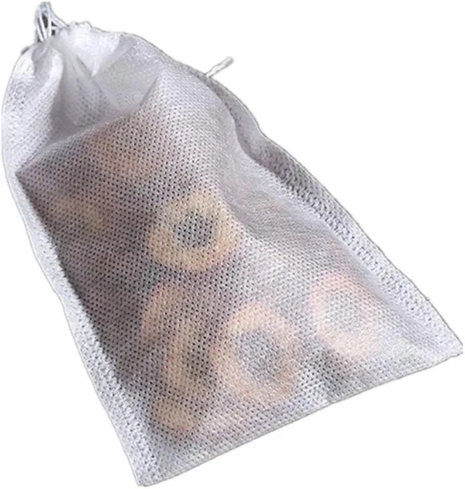 TamBee 100 Pack Disposable Tea Filter Bags Tea infusers 4" x 6" Empty Muslin Drawstring Seal Filter Tea Bags Drawstring Herb Loose Tea bag for Brew Tea Cold Brew Coffee(4" x 6" /10 x 15cm)