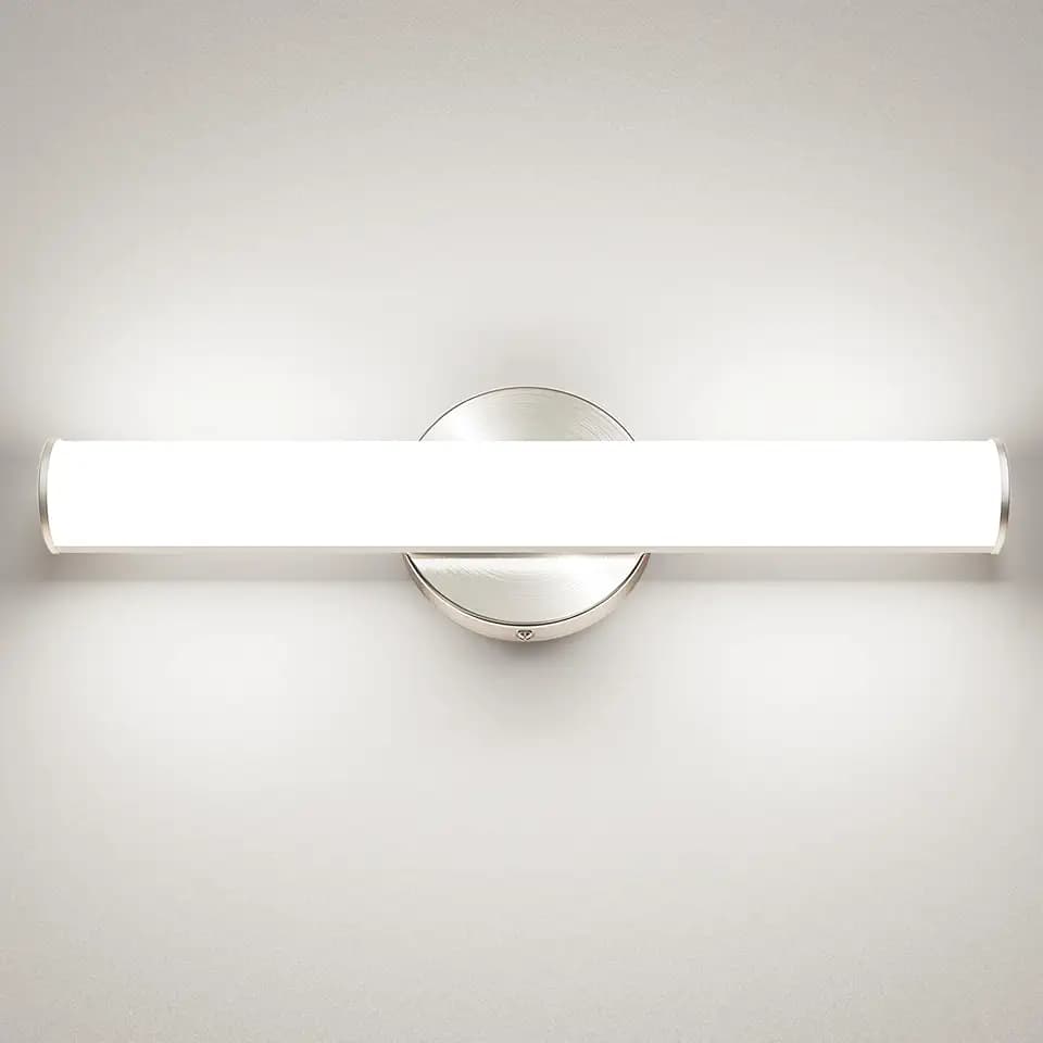 OOWOLF LED Bathroom Vanity Light 14W 5000K Daylight Dimmable Brightness