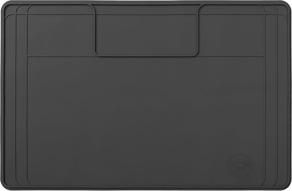 The Original Under Sink Mat - Silicone Waterproof mat, Trimmable, Easy to Clean, Kitchen cabinet liner, Under sink protector mats, Drip Tray with Lip - 34" x 22" or smaller