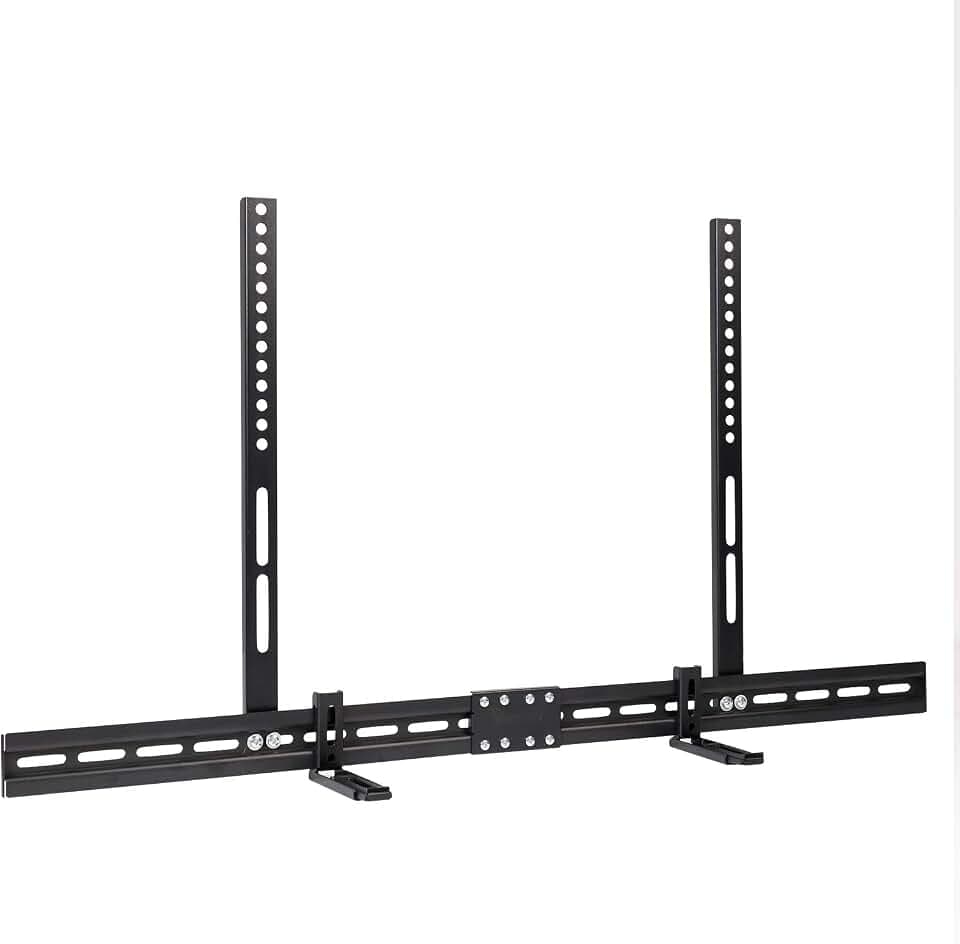 Medla Soundbar Halterung universal verstellbar, Lautsprecher Boxen Soundbar Halter für Samsung, Sony, LG, PC, Bose, an Wand/TV montieren