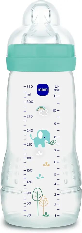MAM Biberon 330Ml Baby Bottle +4M Azul, blau