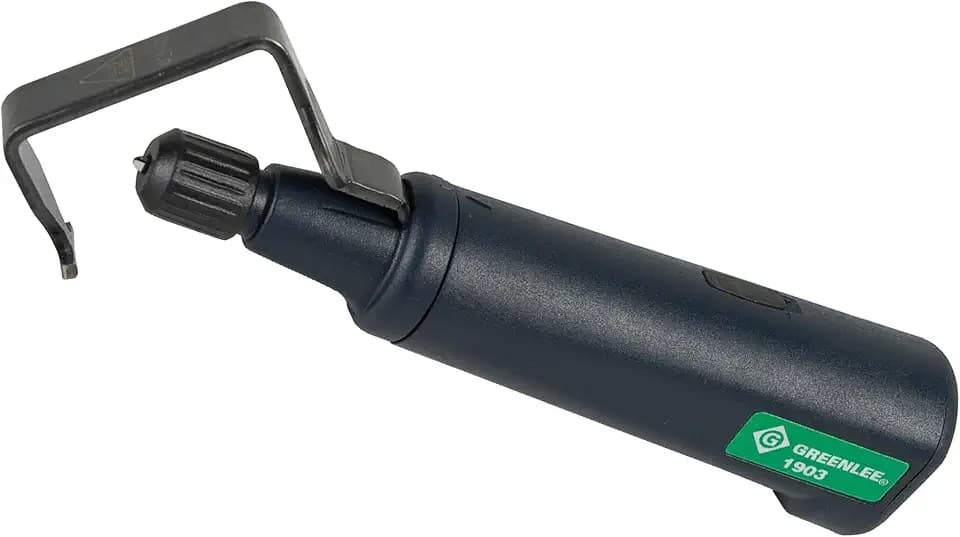 Greenlee 1903 7" Pocket Cable Stripping Tool with High-Carbon Steel Blade, 8 AWG - 1250 Kcmil