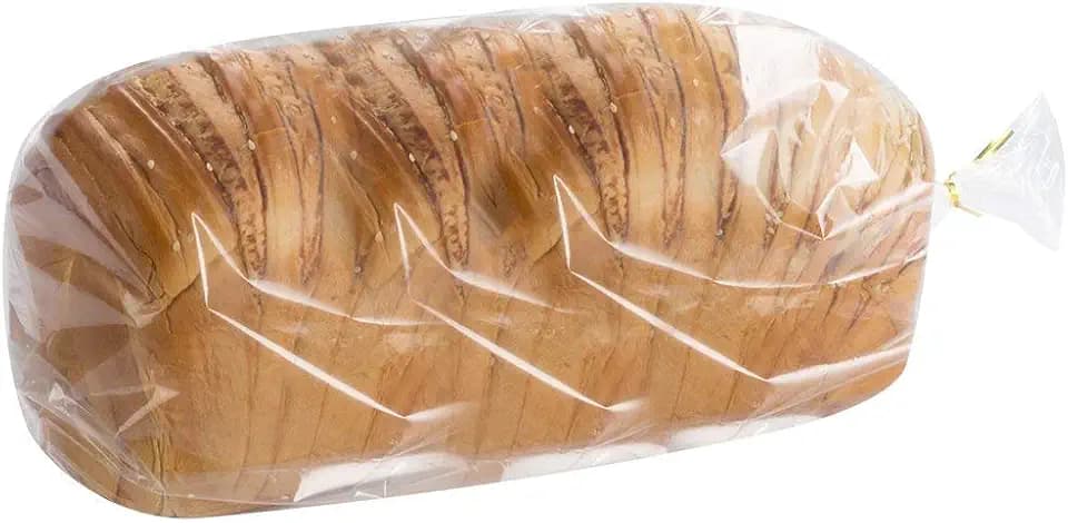 200 Count Belinlen Bread Loaf Bags With Free Twist Ties (200 Pack)