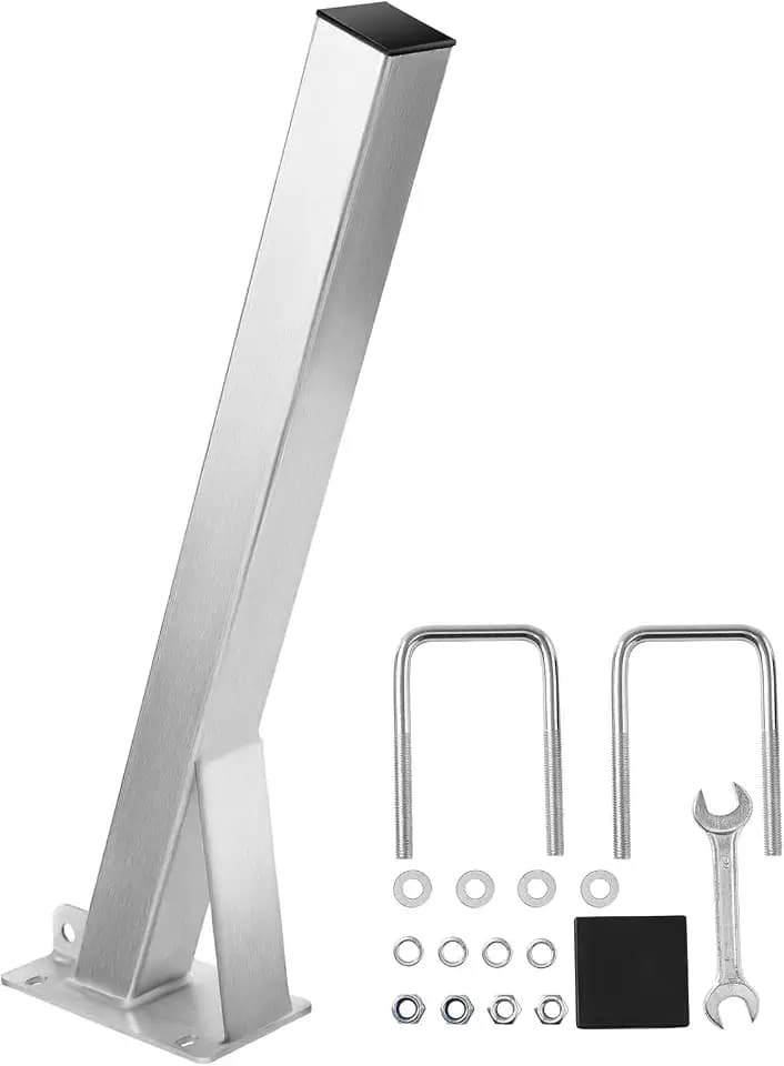 VEVOR Boat Trailer Winch Stand, 3 x 3 x 34-inch Winch Posts, Boat Winch Mount with U-Bolts for 3 Inches W x 3-4 Inches H Trailer Tongue, Galvanized, Fit for Jet Ski, Sailboat, Fishing Boat, Speedboat