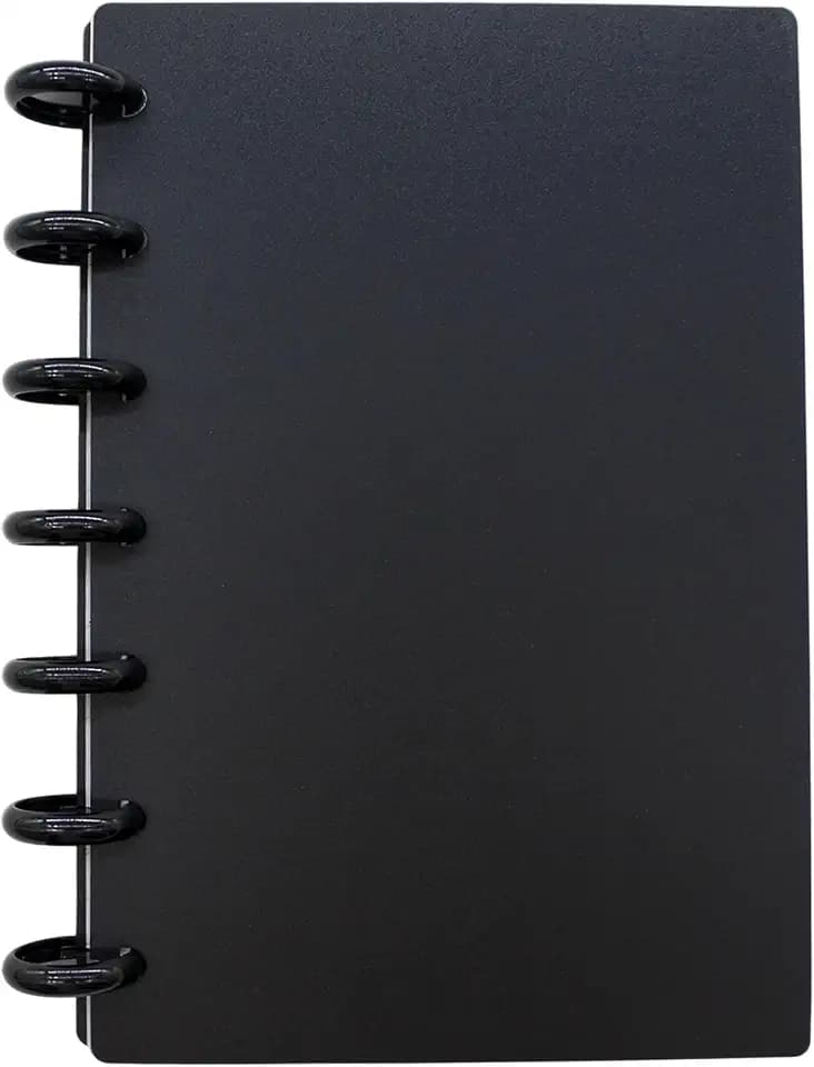 Discbound Notebook Mini Size 7 Discs Cover with 60 Pages Refill