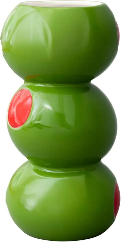 ban.do Novelty Ceramic Vase, Stacked Olives