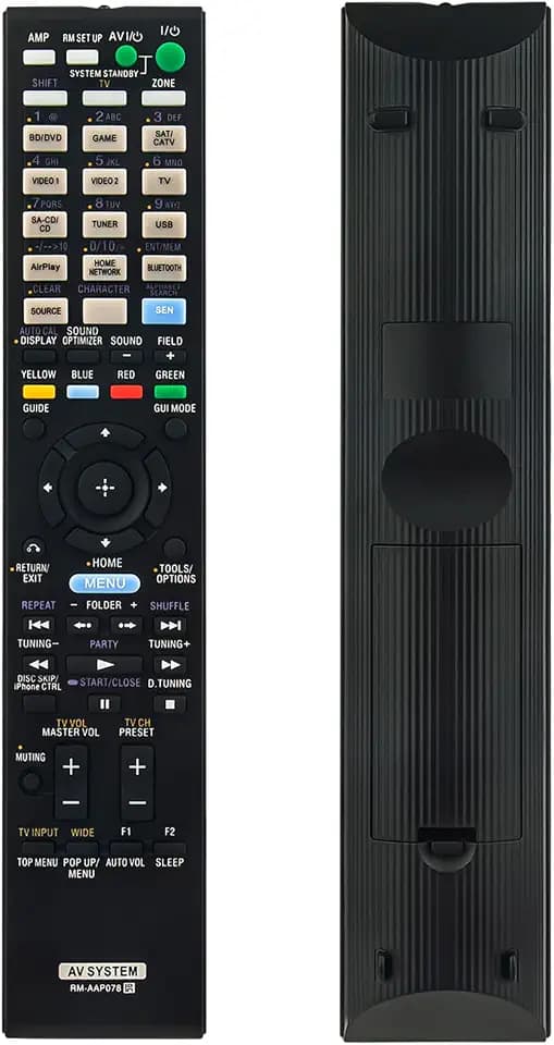 RM-AAP078 Ersetzte Fernbedienung Passend für Sony STR-DH820 STR-DN1030 STRDH820 STRDN1030 AV Receiver System
