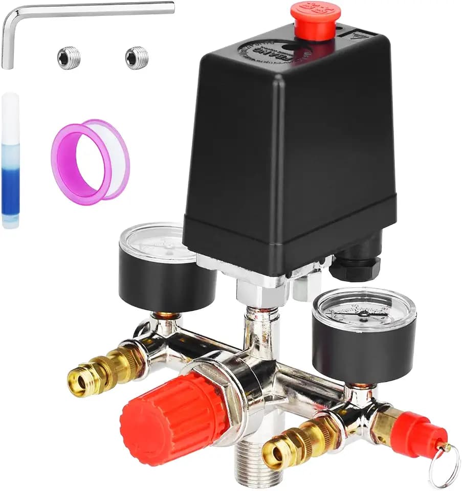 Universal Vertical Air Compressor Pressure Switch Control Valve