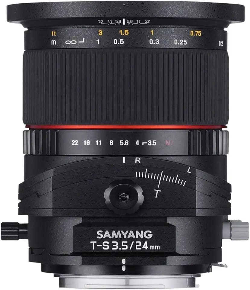 Samyang 24mm F3.5 T/S Objektiv für Anschluss Fuji X