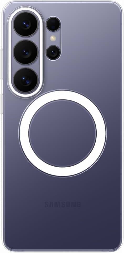 Samsung Clear Magnet Smartphone Case EF-CS948, Hülle für das Galaxy S26 Ultra, Handy-Hülle mit Magnetring zur Anbringung von Zubehör, Schutz Case, stoßfest, dünn und griffig, Transparent