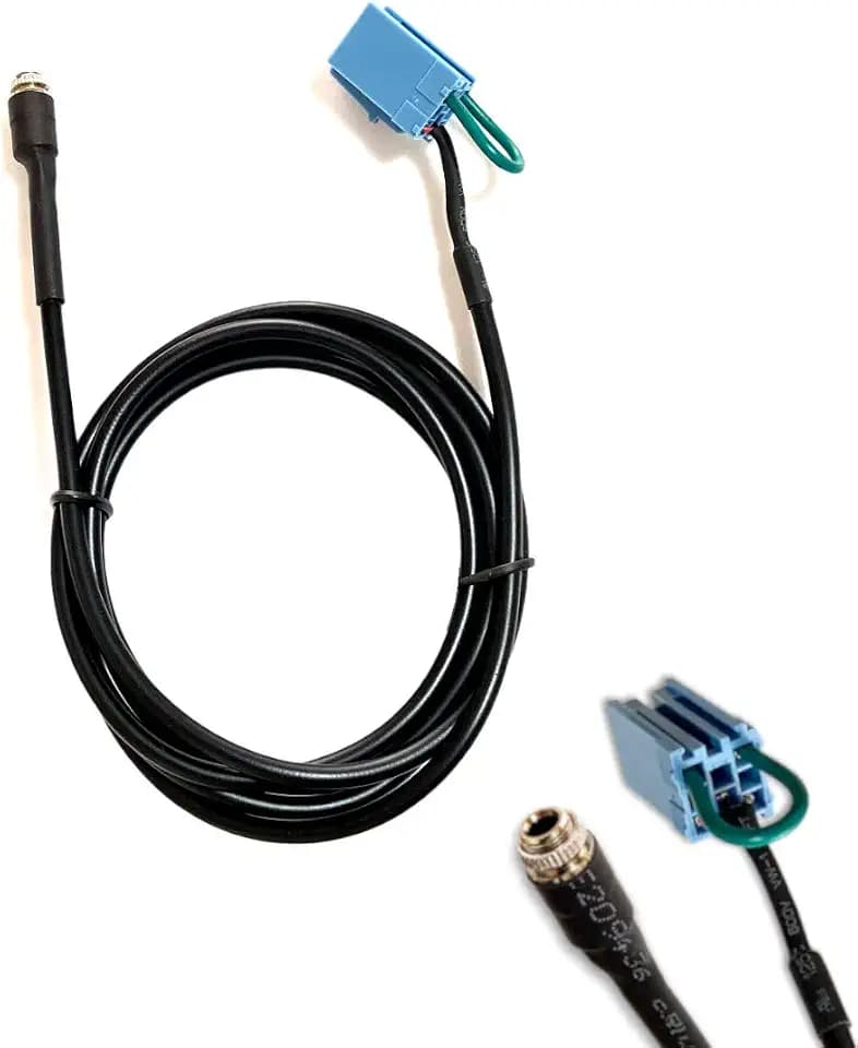 1neiSmartech Aux-In-Funktionskabel für Autoradio Delphi Bosch Automatisch kompatibel mit Fiat 500 Grande Punto Evo Panda Lancia Y Alfa 147 Mit Buchse und Jumper