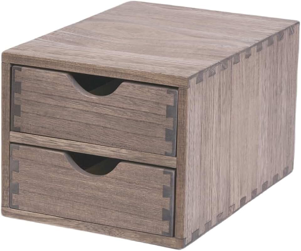 DDYURI Drawer Organizer Coffee Pod Holder - Kitchen Cutlery Storage Accessories/ K-Cup Drawers with Detachable Wooden Partition - Coffee Capsules Organization Counter - Wood desktop Small Cabinets